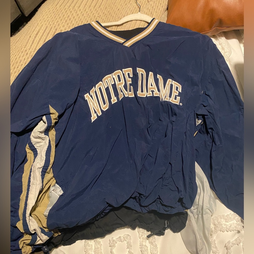 Notre Dame Vintage starter jacket